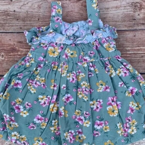 Baby girl floral dress set of two size 6-9 months - Picture 6 of 6